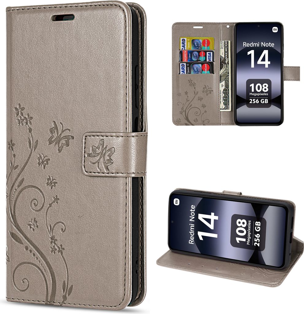 Hülle für Xiaomi Redmi Note 14 4G, Handy Tasche Handyhülle Produktbild 