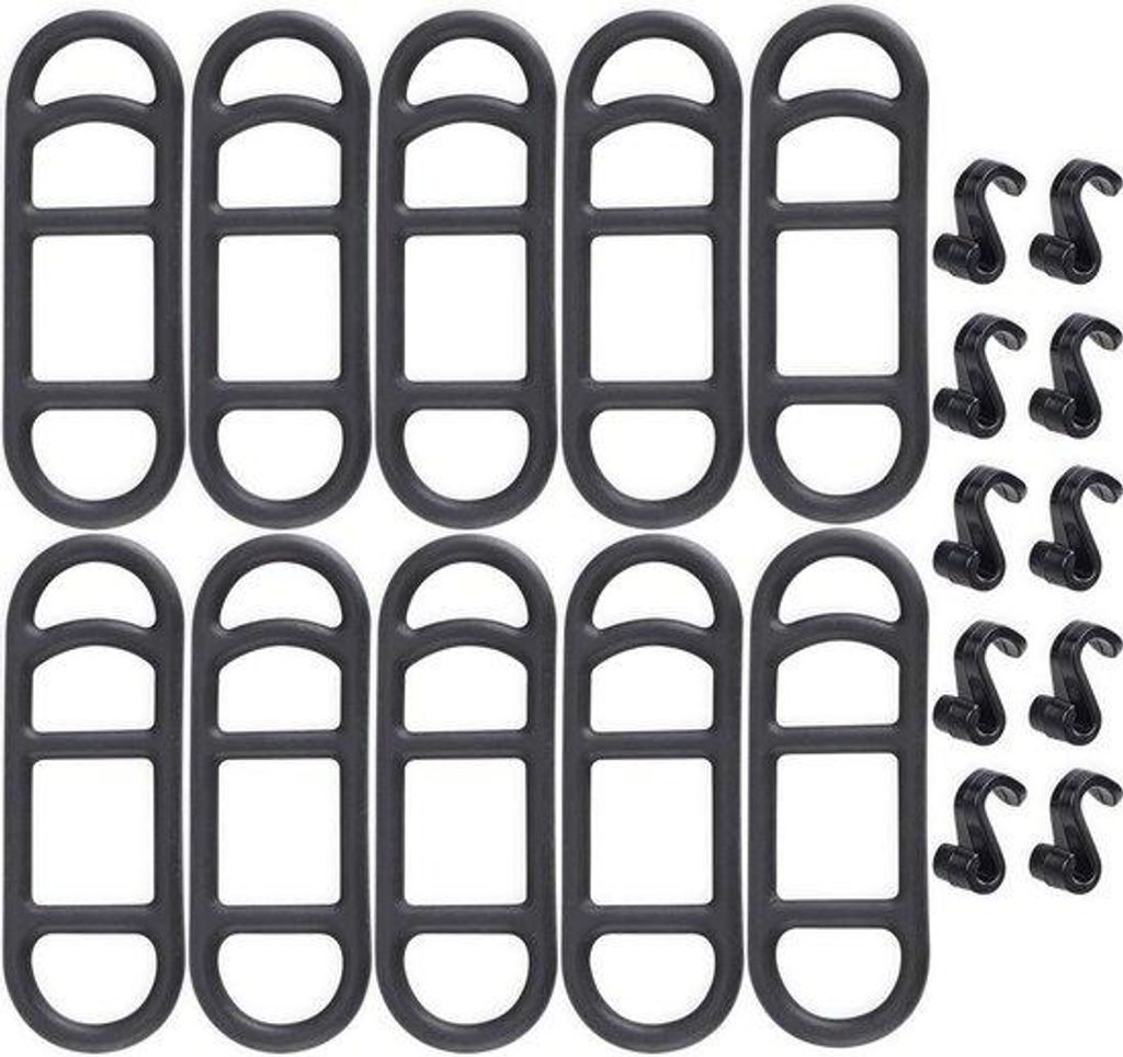 Silikonreifen-Set für Fahrradmontage, 10 Stück, elastische Gummi-Ringe für Fahrradlampen, Rennrad-Ausstattung.