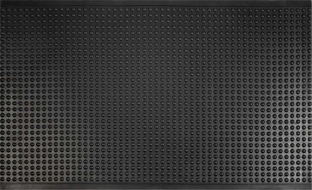 Arbeitsmatte Bubble Naturgummi Schwarz 60x90 cm