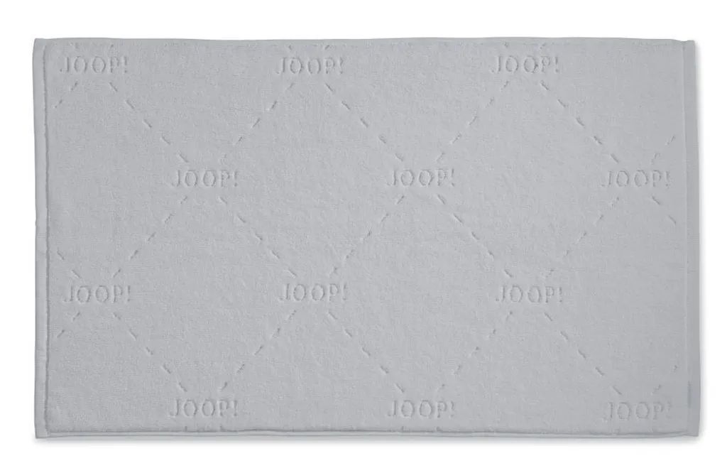 JOOP! 73 Dash Tappeto Bagno Argento 65x115 cm - Cotone di Lusso
