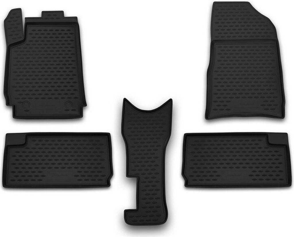 ELEMENT Gummi-Fussmatten 3D kompatible mit CITROEN Xsara Picasso, 1999->, 5 tlg.