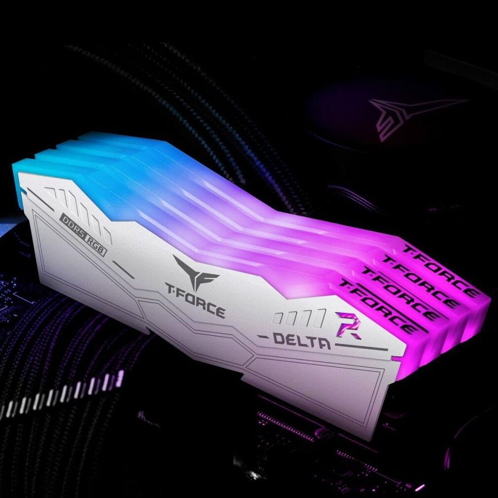 Team Group DELTA RGB , 32 GB, 2 x 16 GB, DDR5, 7200 MHz, 288-pin DIMM