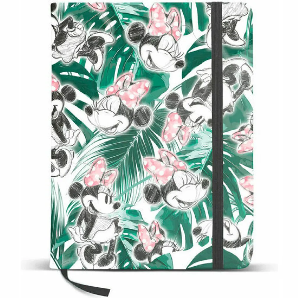 Diario Disney Minnie Aruba: Agenda Scuola 14x21cm con Chiusura Elastica