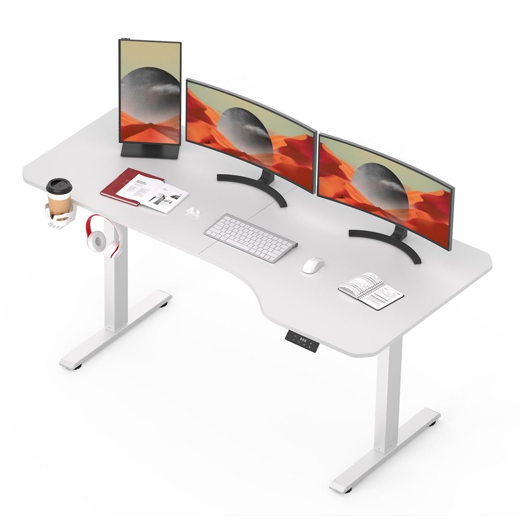 SANODESK QS1 160x75cm Höhenverstellbarer Schreibtisch Produktbild 