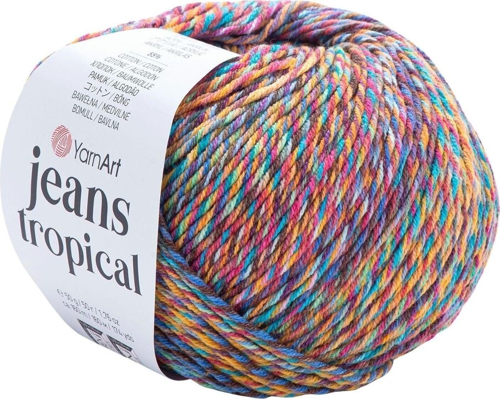 Yarn Art Jeans Tropical 612 Multi Strickgarn Produktbild 