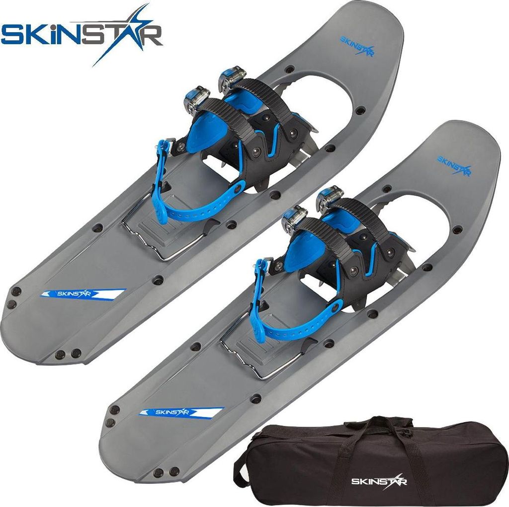 SKINSTAR Schneeschuh 25 INCH Schneeschuhwandern Schneeschuhe bis 100 kg blue