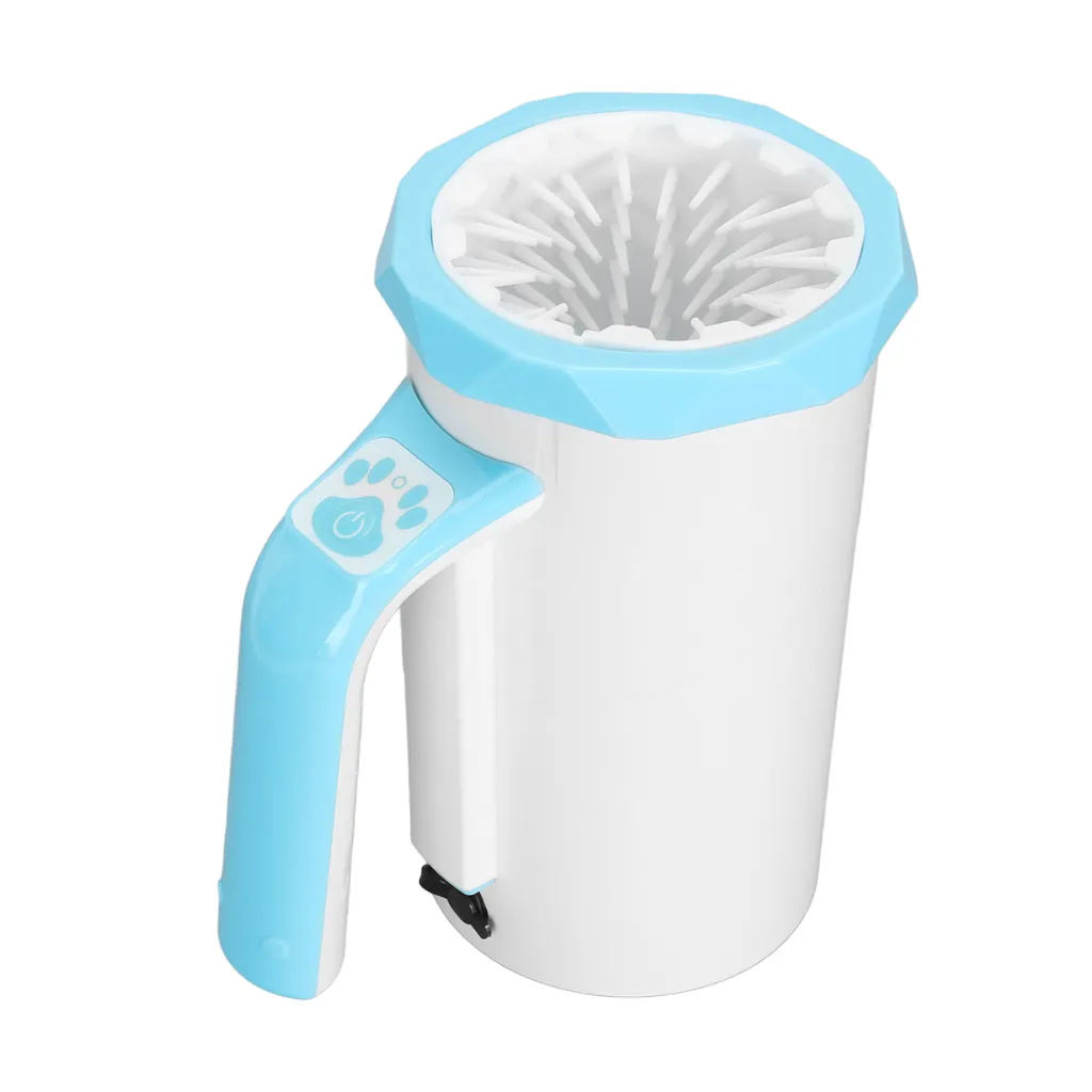 Nettoyeur de pattes de chien automatique portable rechargeable blanc