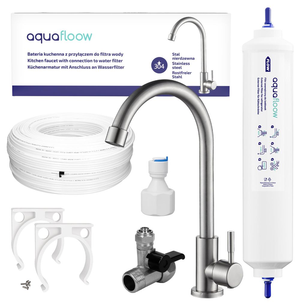 Système de filtration complet avec robinetterie de cuisine Image du produit 