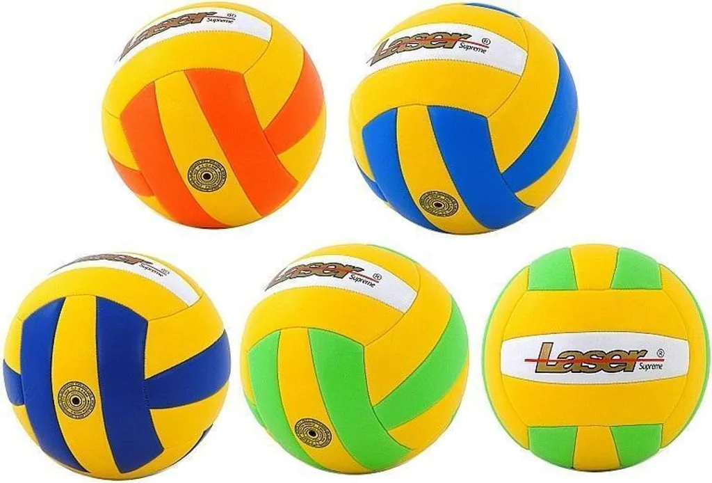 Ballon de volley-ball Laser à motifs colorés taille 5 pour le gymnase