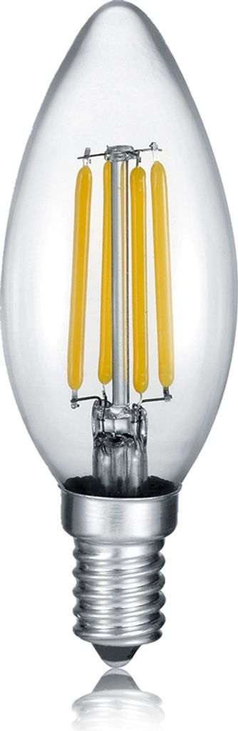 Trio Kerze LED Lampe E14 4W 3,5cm dimmbar Klar warmweiss wie 40w