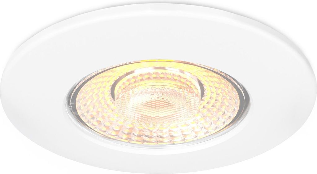 Ledvion - LED Einbaustrahler, Weiß, 5W, CCT 2200K-4000K, Ø75mm, Edelstahl, IP65, Dimmbar