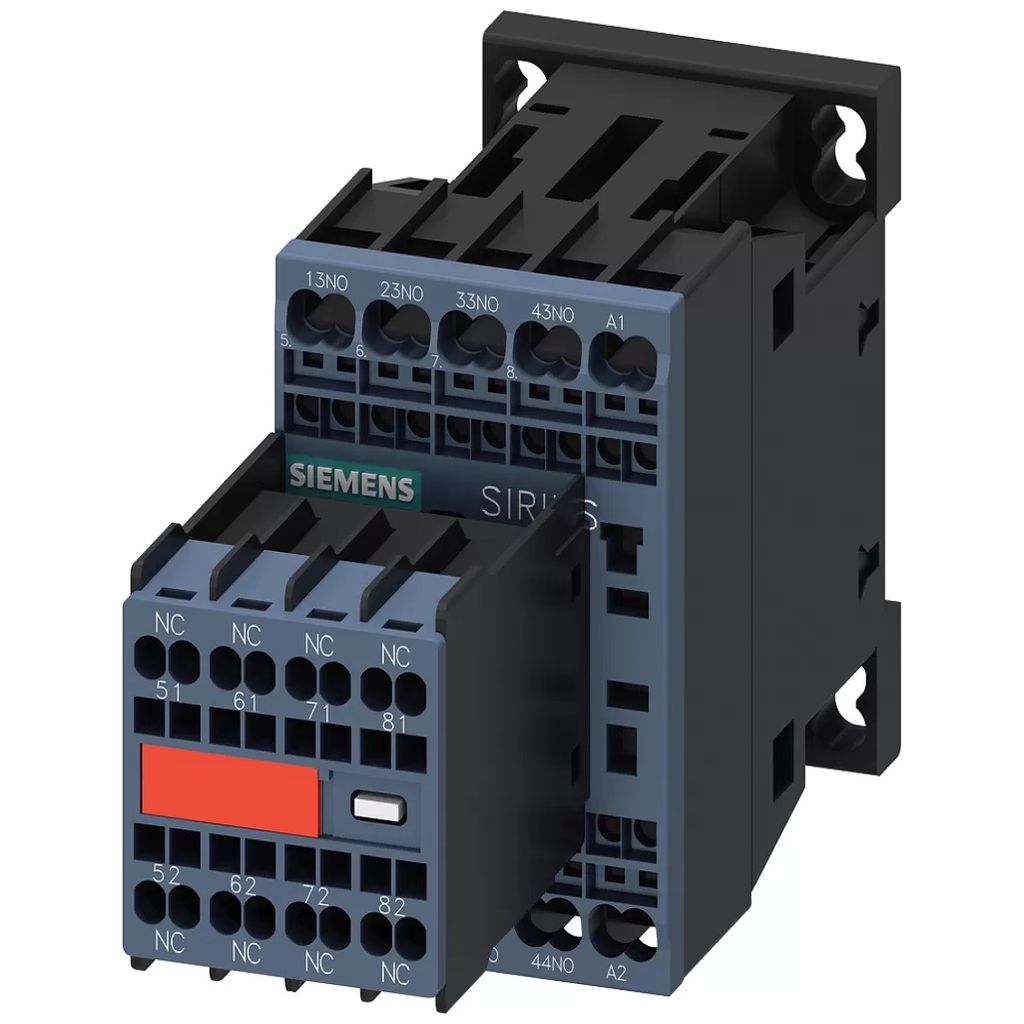 Siemens Hilfsschütz, 4S+4Ö, DC 24V, S00, Federzuganschluss 3RH22442BB40