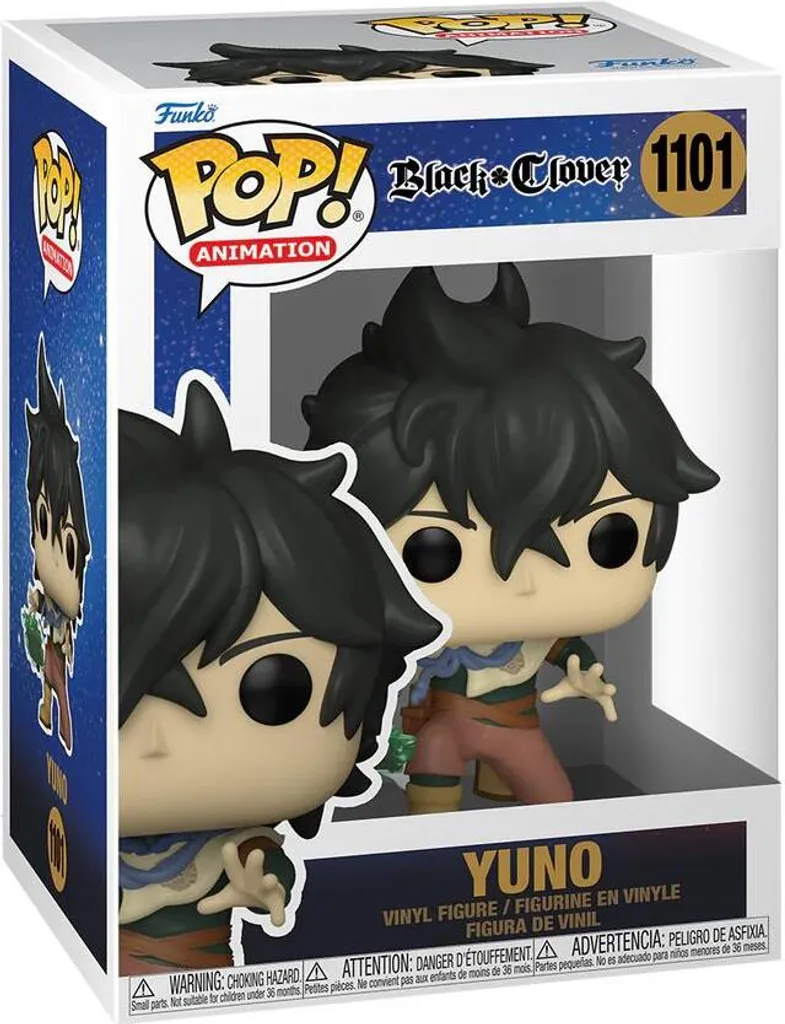 Figurine Funko Pop Black Clover Yuno Originale pour Collection