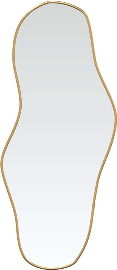 vidaXL Specchio da parete Golden 100x45 cm Immagine del prodotto 