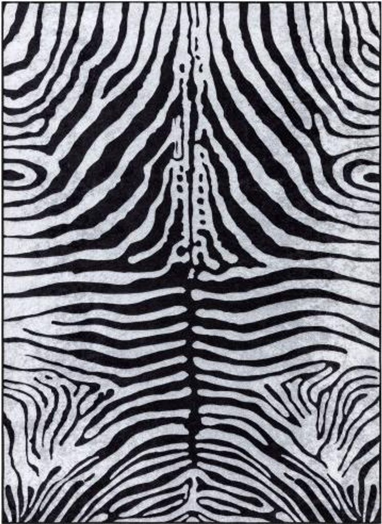 160x220 cm Teppich Miro 51331.803 Zebra black / white Produktbild 