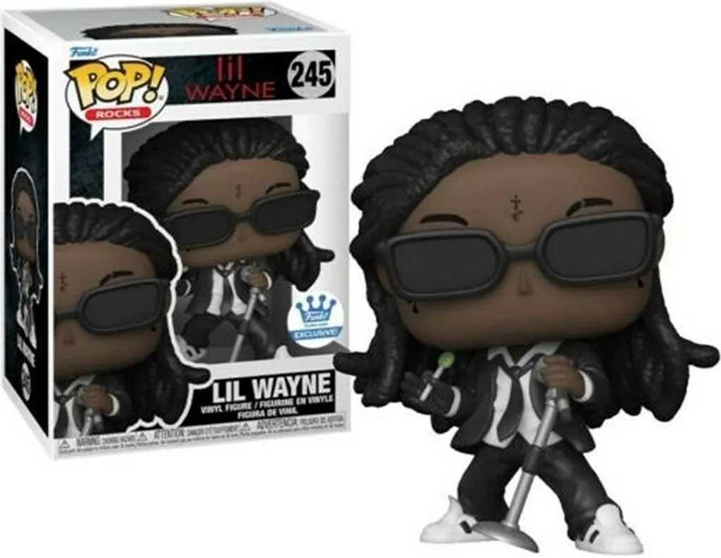 Figurine en vinyle Lil Wayne 245 Exclusive Funko Pop décoration rap