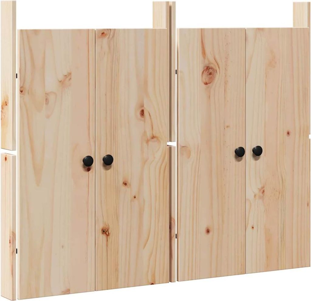 Küchentür MEPPEL 2 pcs Creme 50 x 9 x 82 cm Massivholz Kiefer