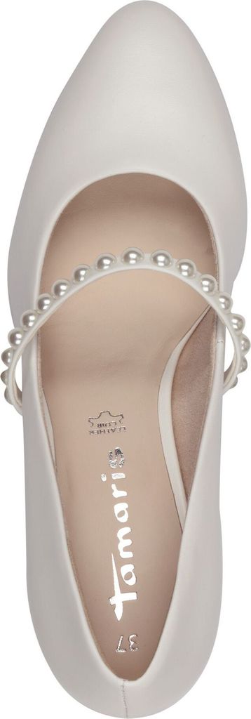 Tamaris decolletè da donna in pelle con perle 1-22424-44, Immagine del prodotto 