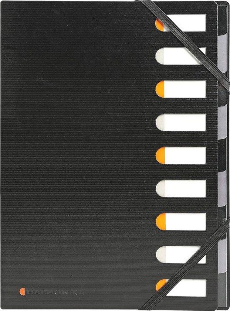 Kleiner A4-Opbergmap 328x240mm Schwarz - Ideal für Organisation und Ordnung