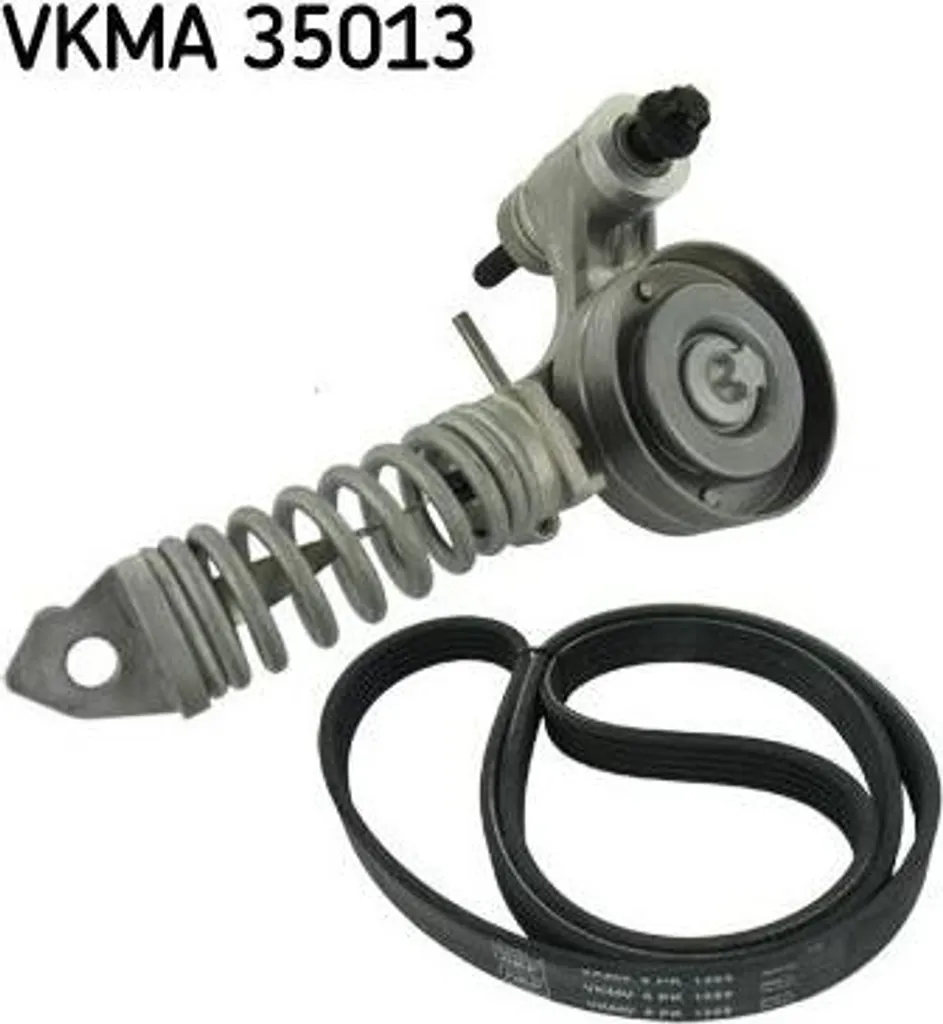 Kit courroie trapézoïdale SKF VKMA 35013 - Compatible Opel 93182241