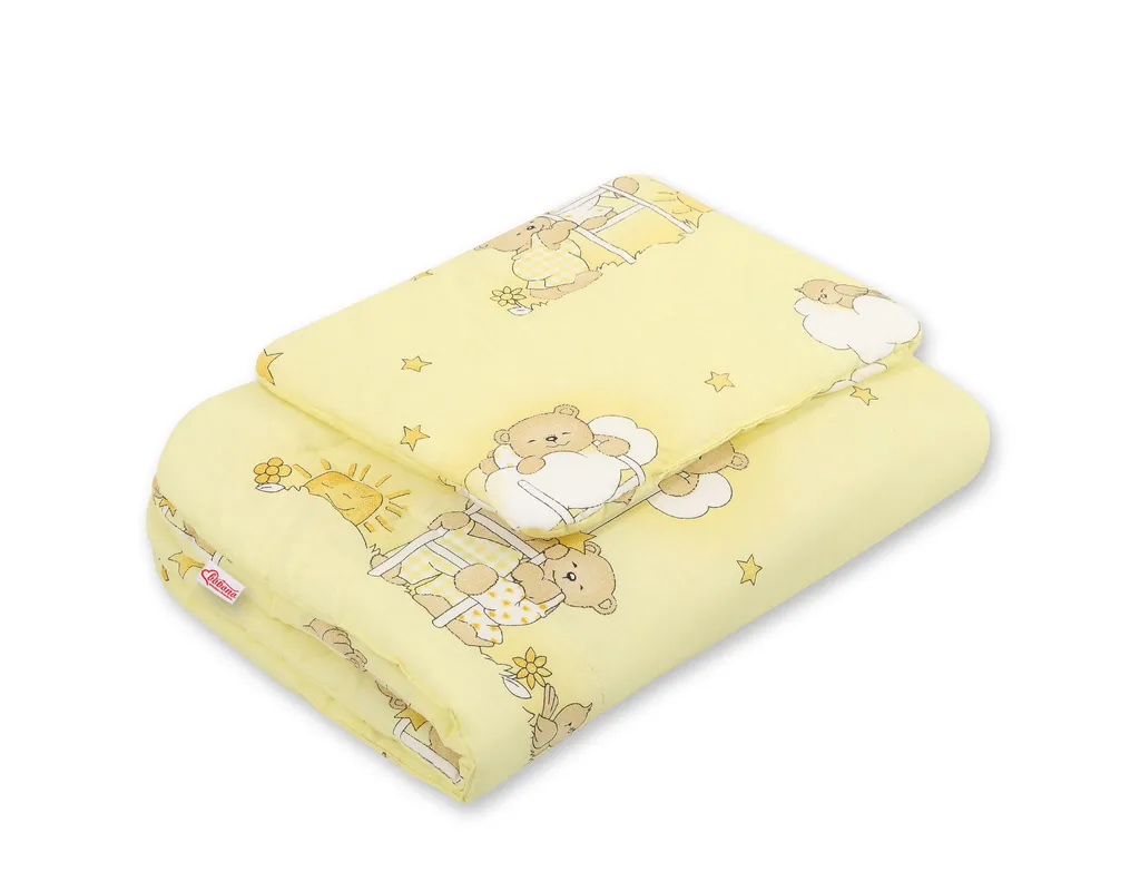 Sommeil bébé paisible avec le set de lit 75x100cm rembourré anti-froid