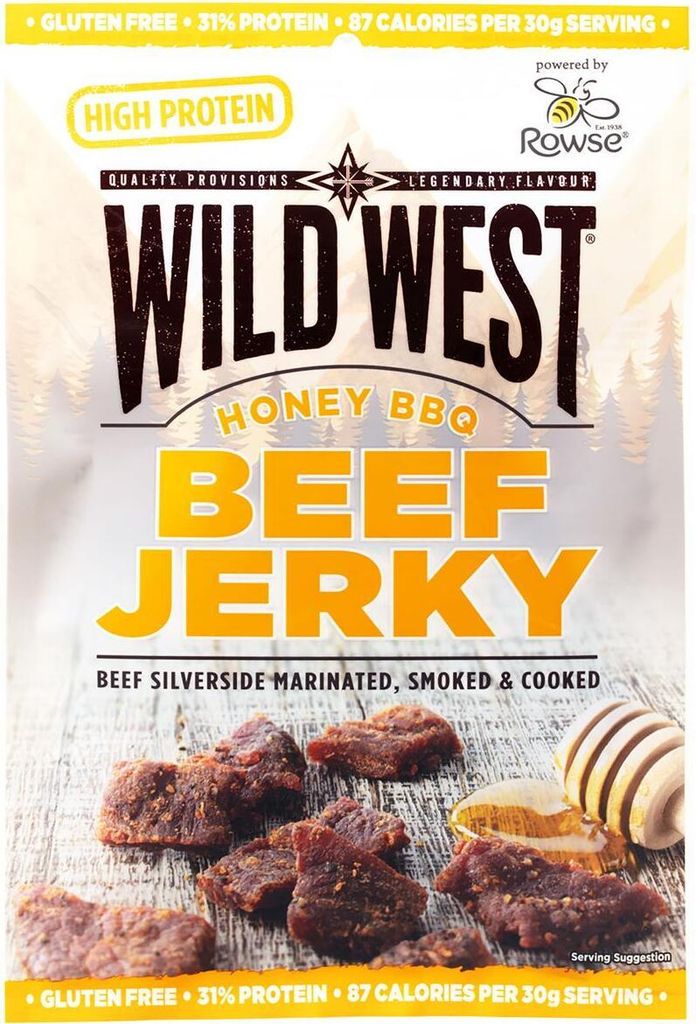 Wild West Beef Jerky Honey BBQ 60g Immagine del prodotto 
