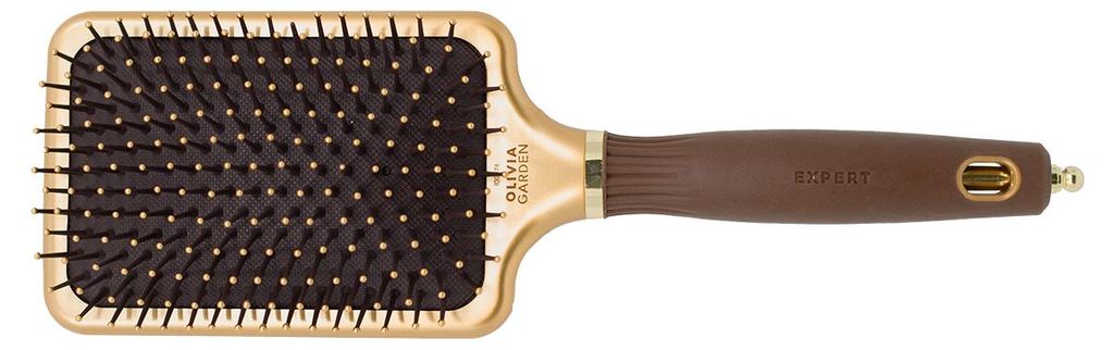 Olivia Garden Brosse rectangulaire en nylon Or&Brun Taille Image du produit 