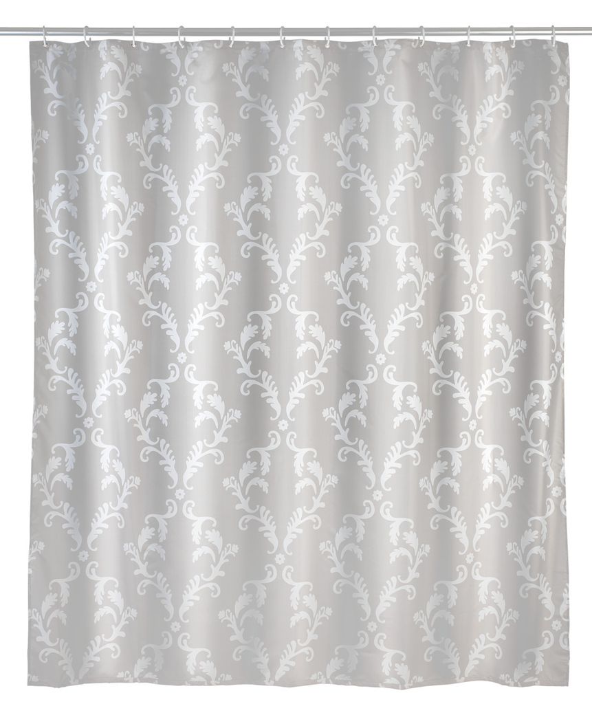 WENKO Anti-Schimmel Duschvorhang Baroque Vorhang Dusche Badezimmer