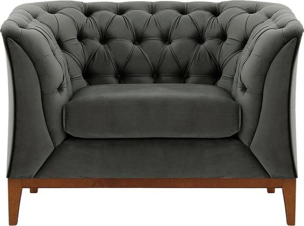 Sessel Chesterfield Modern Wood-Velluto 19-aveo