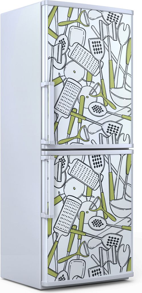 Kühlschrankdekoration 70x180 cm Aufkleber auf dem Kühlschrank - Küchenutensilien