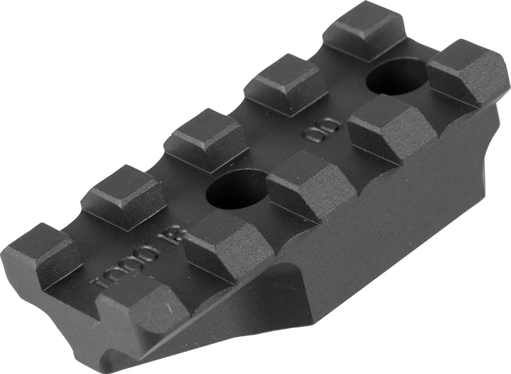 Rail Picatinny Noir H15 Audere Adversus en Aluminium Haute Résistance