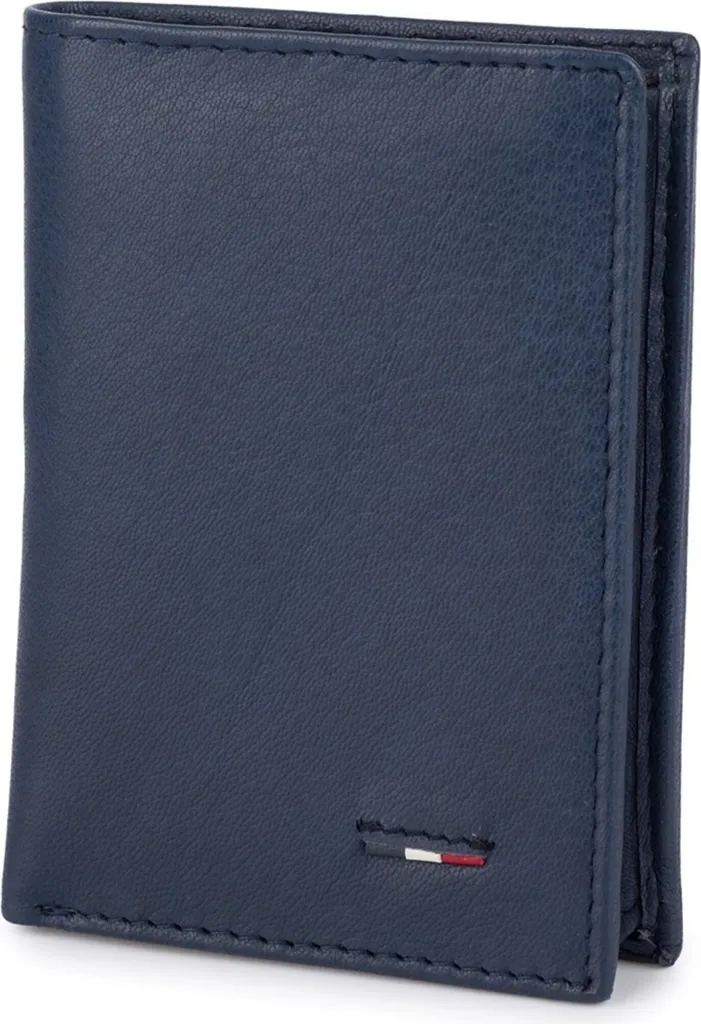Portefeuille Beltimore krad48navy : fini les poches déformées en cuir bleu