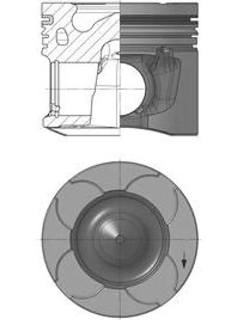 Piston KOLBENSCHMIDT 40414600 pour Corolla et Classe E OE 068090425