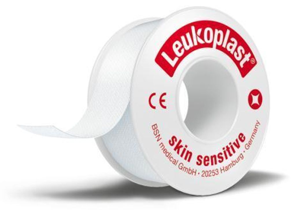 Leukoplast Skin Sensitive 2,5 cmx1 m m.Schutzring 1 St