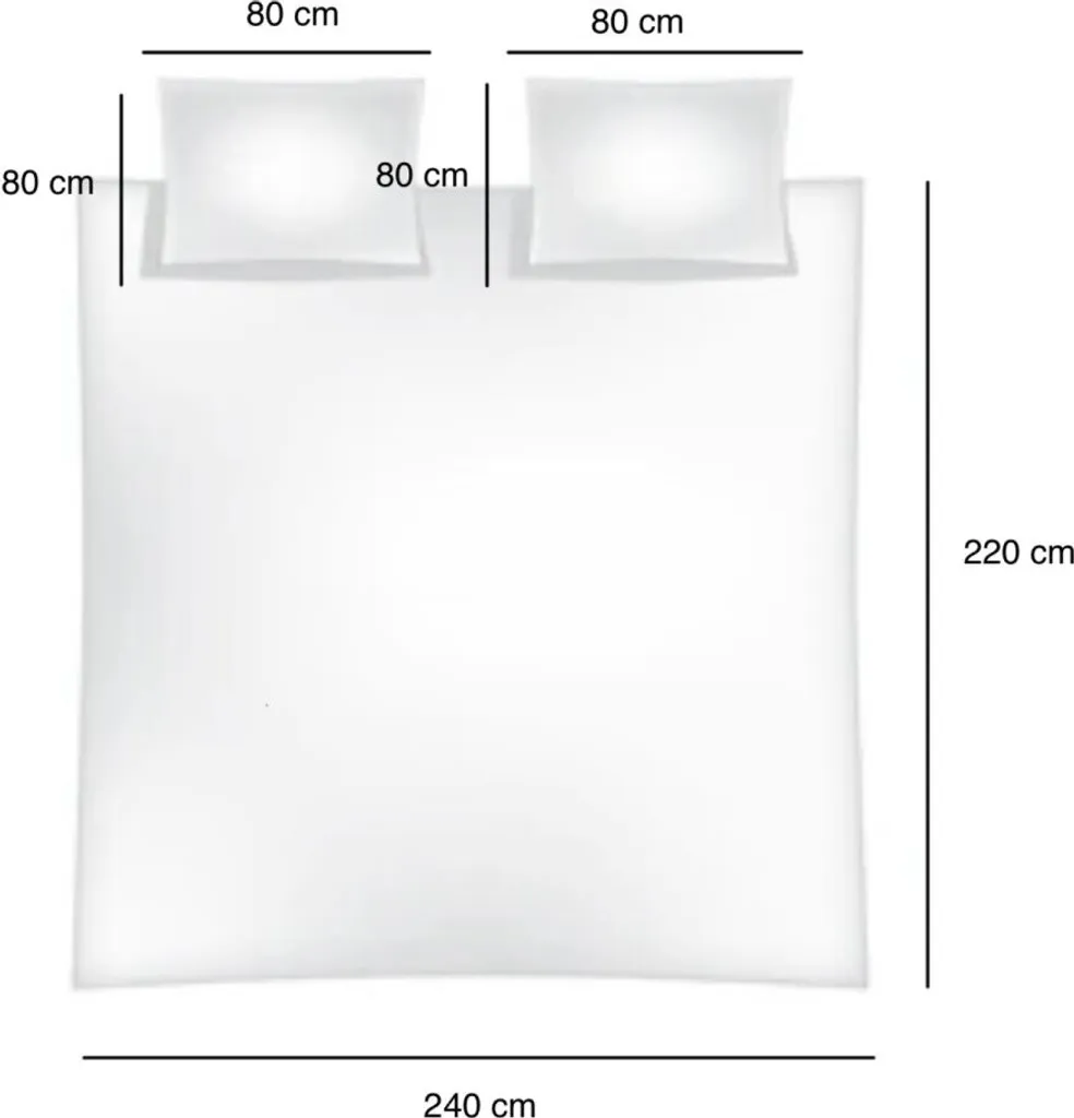 Biancheria Letto Reversibile in Felpa 240x220 - Qualità Professionale - 3