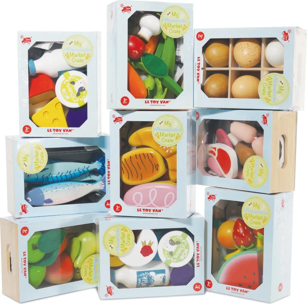 Set de Pâtisseries Créatives en Bois Durable avec Caisse de Rangement - 2