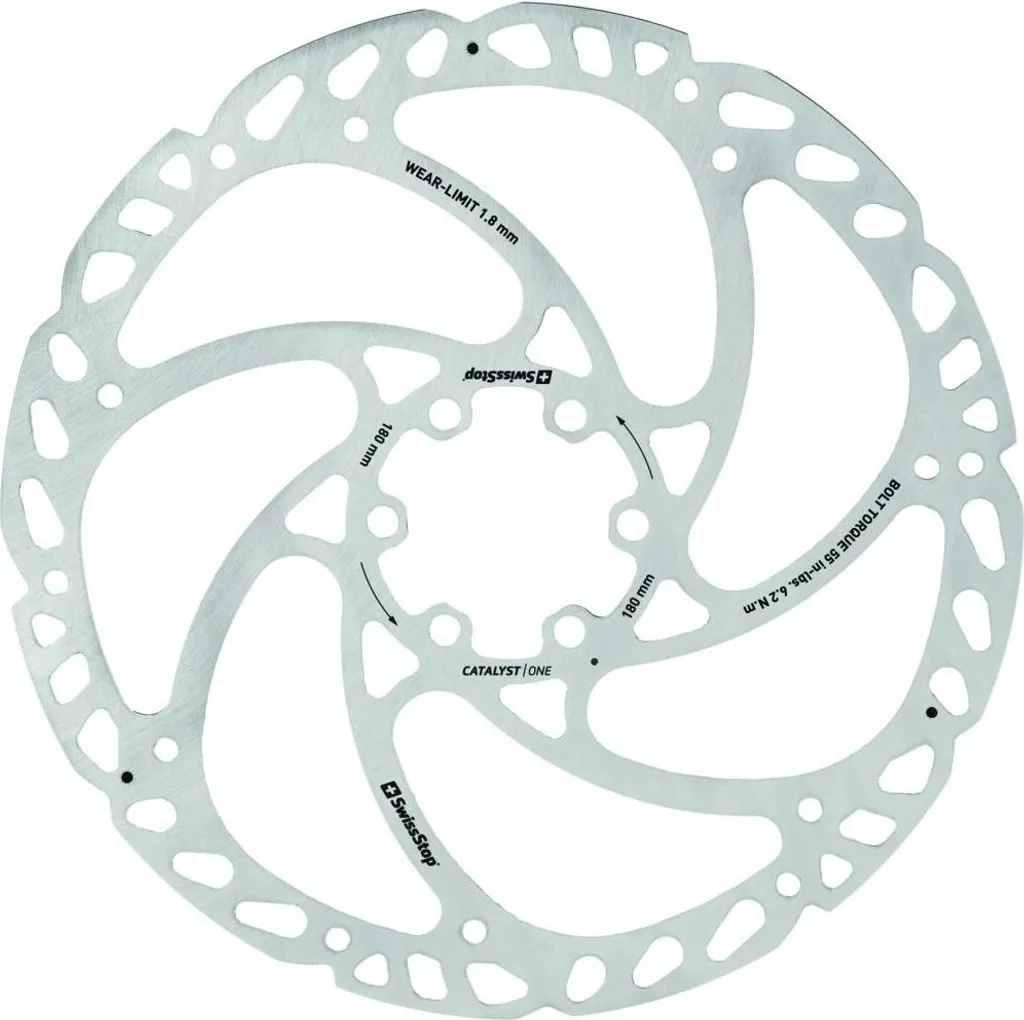 SwissStop Catalyst One 180 mm 6 trous P100006102 Disque de Frein Vélo