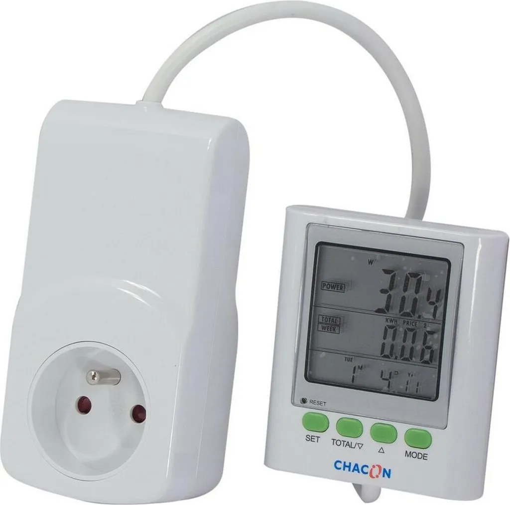 Réduire facture électricité avec le compteur Ecowatt 650 Chacon blanc 16A
