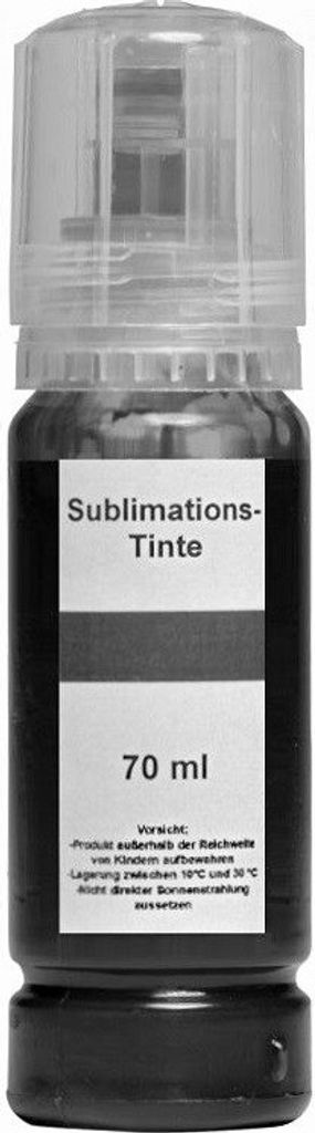 70 ml sublimatie-inkt, fotoblack, voor Epson EcoTank 114 - Productafbeelding 