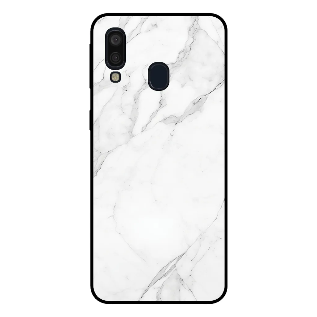 Custodia Samsung Galaxy A40 Marmo Bianco | Cover TPU Smartphonica