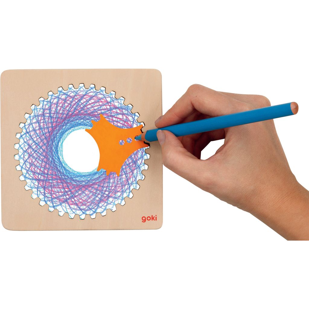 Goki Carrello Elevatore In Legno Con Palette: Giocattolo Per Bambini Da 2 Anni Con Pneumatici In Gomma E Forca Mobile