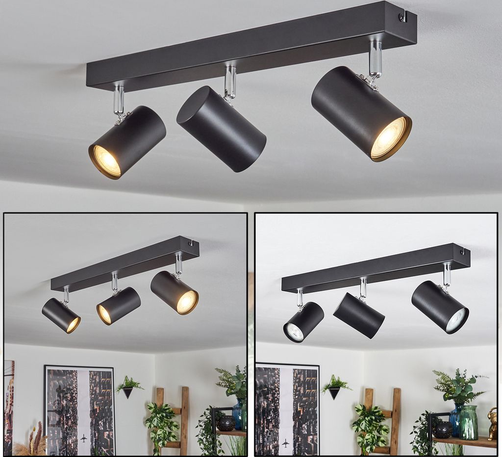 Berlingo Deckenlampe aus Metall in Schwarz