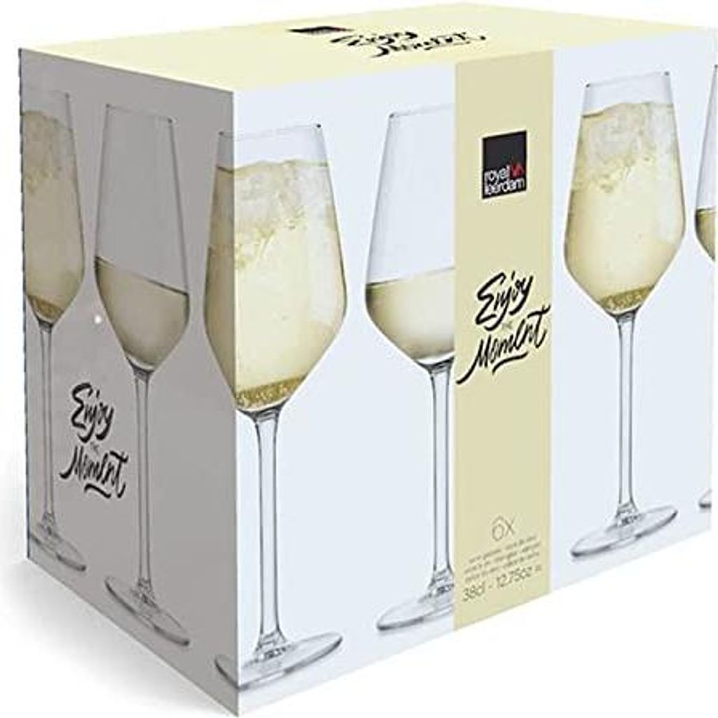 Sada 6 pohárov na víno Royal Leerdam – 38 cl – poháre na Obrázok produktu 