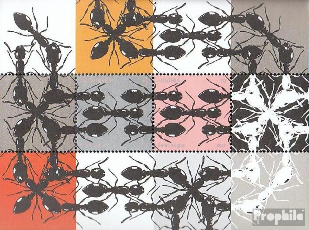 Briefmarken Österreich 2012 Mi Block71 (kompl.Ausg.) Produktbild 
