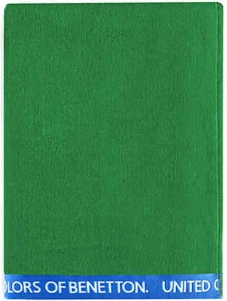 Telo mare 90 x 160 cm, 420 g/m², 100 % cotone spugna, verde arcobaleno, Benetton