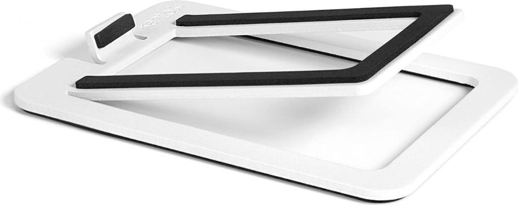 INF Weißer hohler 16° Neigbarer Metall Lautsprecherständer 11.5x15.5x0.03cm für verbesserten Klang
