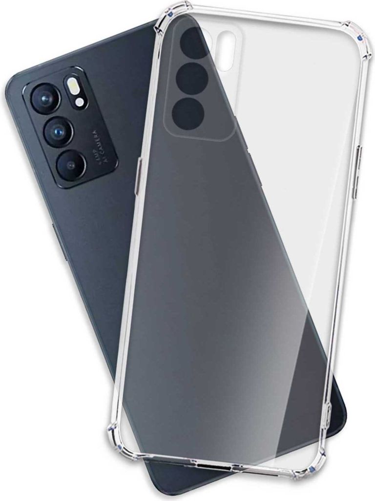 TPU Hülle Clear Armor Soft Case für Oppo Reno6 5G (PEQM00,CPH2251, 6.43'') - transparent