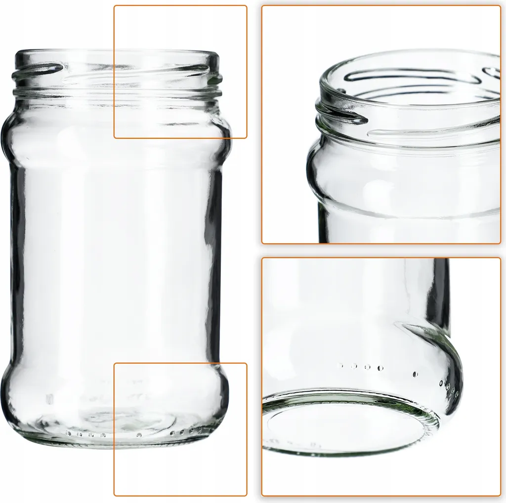 Set Vasetti Vetro KADAX 315ml fi66 per Conserve e Bomboniere Fai da Te - 2