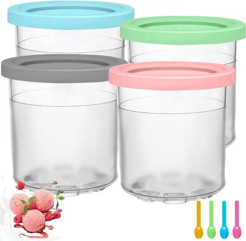 IJshouders voor Creami ijsmachine C300-serie - zelfgemaakte zomerijs - roze, groen, grijs, blauw