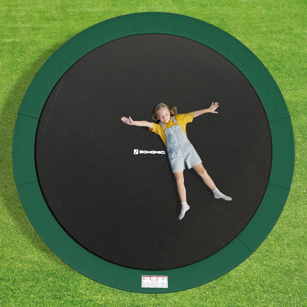 Coussin de protection pour trampoline avec kit de fixation indéchirable